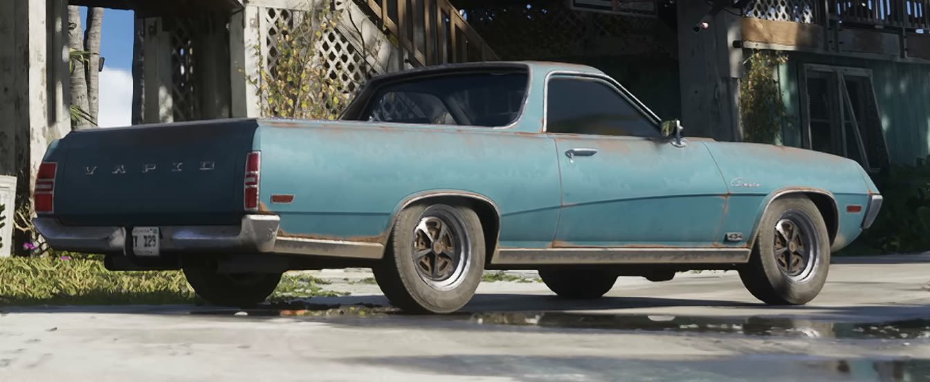 Coupe utility, teal